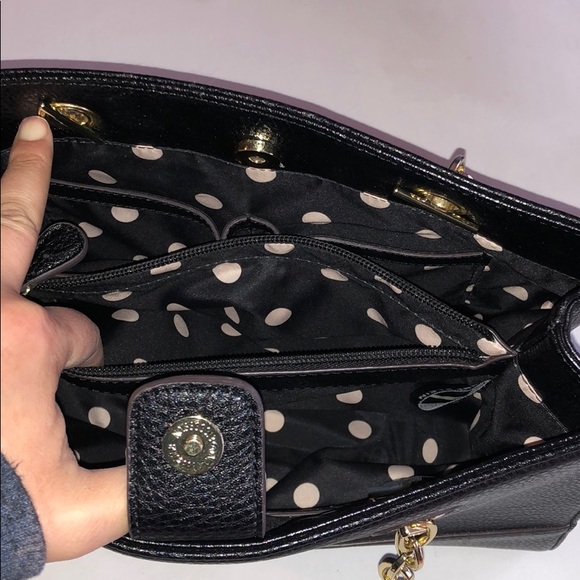 Anne Klein Black and Gold Handbag - Picture 8 of 8